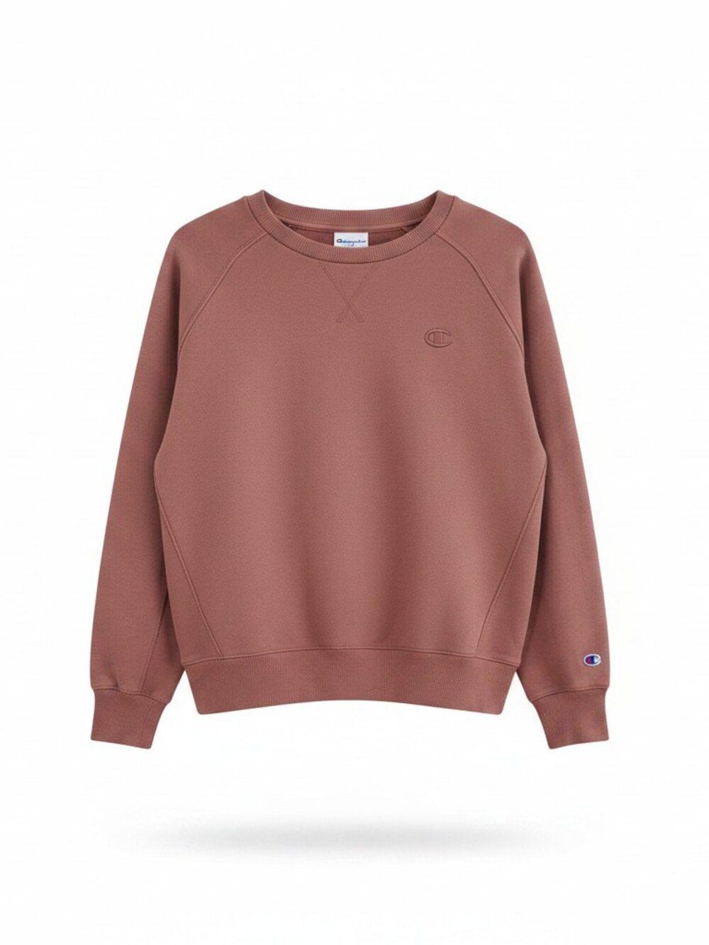 Champion Crewneck Sweatshirt - Dusty Rose / Rust - Size L